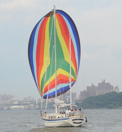 NYC sailboat Prelude port quarter
